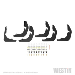 Westin 2015-2018 Ford F-150 SuperCrew PRO TRAXX 4 Oval Nerf Step Bars - Black