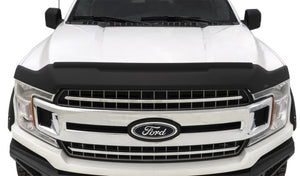 AVS 15-18 Ford F-150 Aeroskin II Textured Low Profile Hood Shield - Black