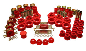 Energy Suspension 81-87 Chevy/GMC 2WD 1/2 Ton PickUp Red Hyper-flex Master Bushing Set