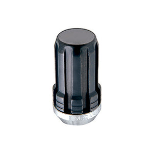 McGard SplineDrive Lug Nut (Cone Seat) M14X1.5 / 1.935in. Length (4-Pack) - Black (Req. Tool)