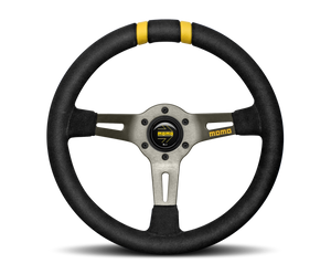 Momo MODDRIFT Steering Wheel 330 mm -  Black Suede/Anth Spokes/2 Stripes