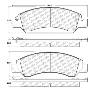 StopTech 2016 Chevy Tahoe Street Touring Front Brake Pads