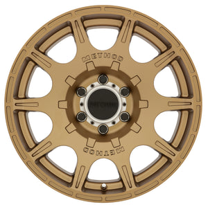 Method MR308 Roost 17x8.5 0mm Offset 6x5.5 106.25mm CB Method Bronze Wheel