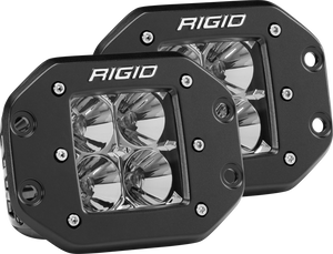 Rigid Industries Dually - Flush Mount - Flood - Set of 2