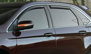 AVS 07-11 Honda CR-V Ventvisor In-Channel Front & Rear Window Deflectors 4pc - Smoke