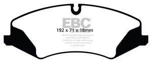 EBC 14+ Land Rover LR4 3.0 Supercharged Yellowstuff Front Brake Pads