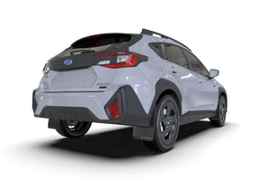 Rally Armor 2024 Subaru Crosstrek Black UR Mud Flap Light Blue Logo