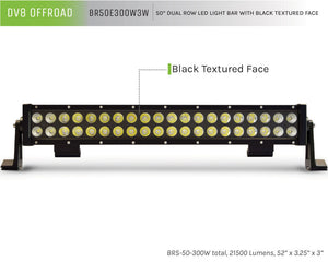 DV8 Offroad BRS Pro Series 50in Light Bar 300W Flood/Spot 3W LED - Black