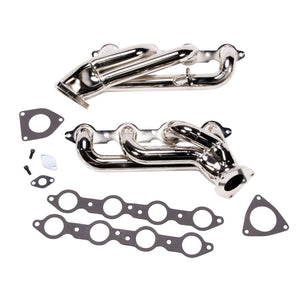 BBK 99-04 GM Truck SUV 6.0 Shorty Tuned Length Exhaust Headers - 1-3/4 Titanium Ceramic