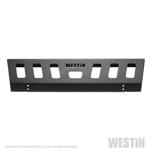 Westin 18-19 Jeep Wrangler JL Front Bumper Skid Plate - Textured Black