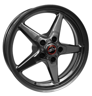 Race Star 92 Drag Star 17x10.50 5x4.50bc 7.63bs Direct Drill Metallic Gray Wheel