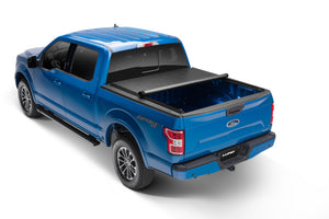 Lund 04-18 Ford F-150 (8ft. Bed) Genesis Roll Up Tonneau Cover - Black