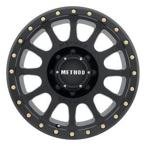 Method MR305 NV 17x8.5 0mm Offset 8x170 130.81mm CB Matte Black Wheel