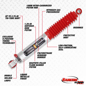 Rancho 00-04 Nissan Fier Rear RS9000XL Shock