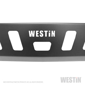 Westin 18-19 Jeep Wrangler JL Front Bumper Skid Plate - Textured Black