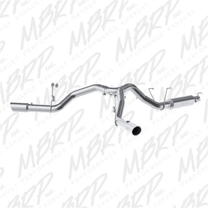 MBRP 14-16 Ram 2500 6.4L 4in AL Dual Side Split Outlet Cat Back Exhaust