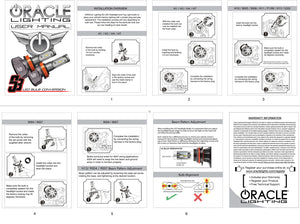 Oracle H11 - S3 LED Headlight Bulb Conversion Kit - 6000K SEE WARRANTY