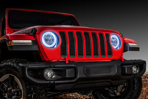 Oracle Jeep Wrangler JL/Gladiator JT LED Surface Mount Headlight Halo Kit - White NO RETURNS