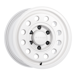 Nomad N501SA Convoy 17x8.5in / 6x139.7 BP / 0mm Offset / 106.1mm Bore - Gloss White Wheel
