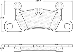 StopTech 11-17 Volkswagen Touareg Street Performance Rear Brake Pads