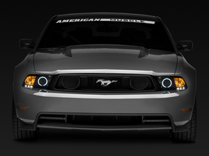 Raxiom 10-12 Ford Mustang w/ Headlights CCFL Halo Projector Headlights- Black Housing (Clear Lens)