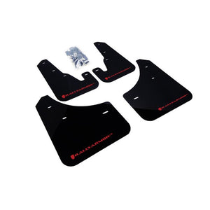 Rally Armor 2004-2009 Mazda3/Speed 3 UR Black Mud Flap w/ Red Logo