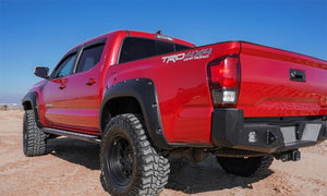 AVS 16-18 Toyota Tacoma Double Cab Ventvisor In-Channel Front & Rear Window Deflectors 4pc - Smoke