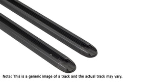 Rhino-Rack RTV Tracks w/Hardware & End Caps - 50.4in - Pair