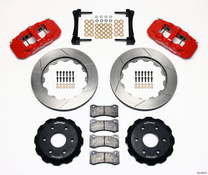 Wilwood AERO6 Front Truck Kit 14.25in Red 1999-2014 GM Truck/SUV 1500