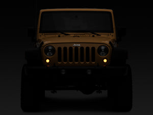 Raxiom 07-18 Jeep Wrangler JK Axial Series LED Turn Signals w/ Halo (Smoked)