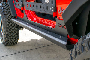 DV8 Offroad 2007-2018 Jeep Wrangler JK (4-door) Frame Mounted Sliders