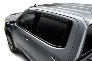 AVS 07-13 Chevy Avalanche Ventvisor Low Profile Window Deflectors 4pc - Matte Black