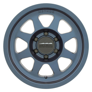 Method MR701 17x8.5 0mm Offset 6x135 87mm CB Bahia Blue Wheel