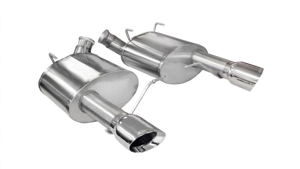 Corsa 2011-2014 Ford Mustang GT/Boss 302 5.0L V8 Polished Xtreme Axle-Back Exhaust