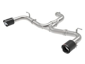 aFe 18-20 VW GTI (MK7.5) 2.0L MACH Force-Xp 3in to 2.5in 304 SS Axle-Back Exhaust System- Carb. Tips