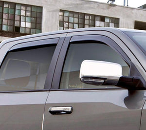 AVS 05-18 Nissan Frontier Crew Cab Ventvisor Low Profile Deflectors 4pc - Smoke