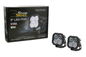 Diode Dynamics 2021 Ford Bronco SS3 LED Ditch Light Kit - Pro White Combo