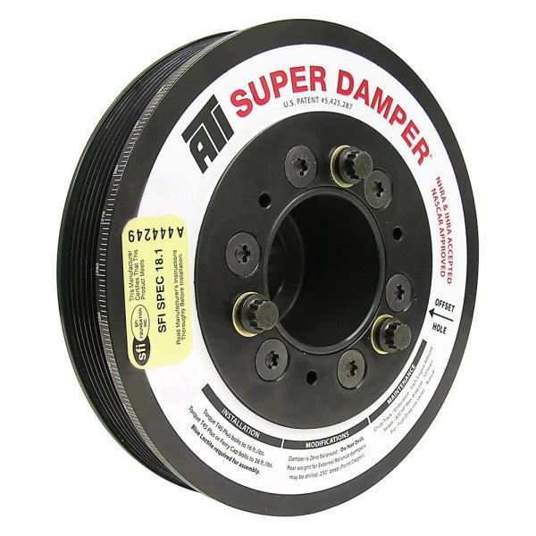 ATI Damper - 7.425in - Steel LW - 6/4 Grv - LS1/LS2 - F & V Body - 3 Ring