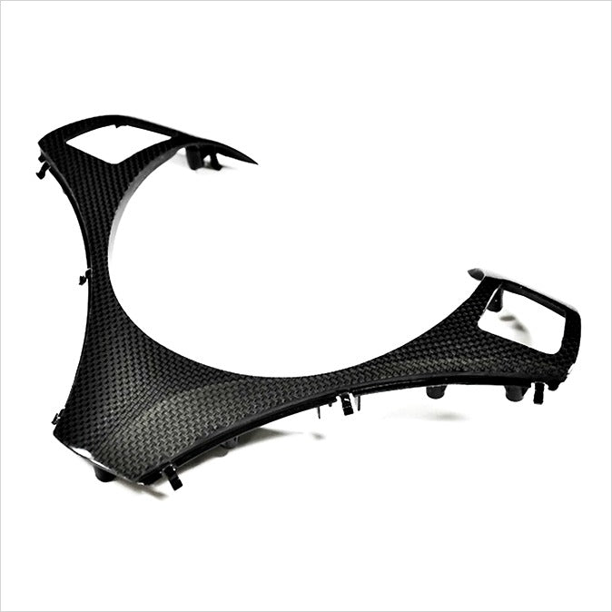 Carbon Fiber Steering Wheel Cover Panel Trim Frame For 2006-2011 Honda Civic Carbon Fiber Steering Wheel Cover Panel Trim Frame For 2006-2011 Honda Civic
