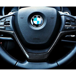 AutoTecknic Carbon Fiber Steering Wheel Trim BMW F25 X3 F26 X4 F15 X5 F16 X6