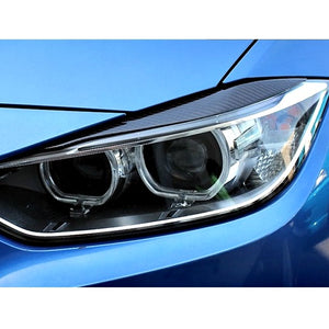 AutoTecknic Carbon Fiber Headlight Eyelids BMW F30 3-Series