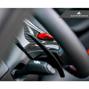 AutoTecknic Carbon Fiber Steering Wheel Top Cover BMW F90 M5 / F97 X3M / F98 X4M