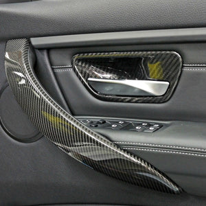 AutoTecknic Dry Carbon Fiber Interior Door Handle Trim BMW F30 3-Series & F80 M3