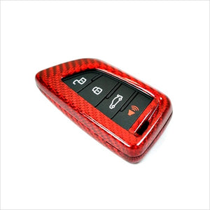 AutoTecknic Dry Carbon Fiber Key Case Red Toyota Supra A90