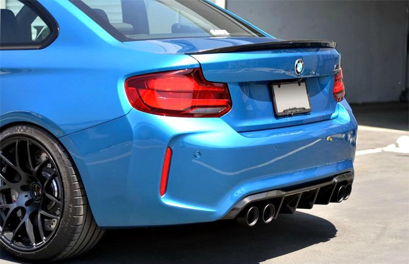 AutoTecknic Dry Carbon Fiber Rear Diffuser BMW F87 M2 & M2 Competition ...