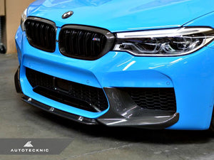 AutoTecknic Dry Carbon Fiber Center Front Lip BMW F90 M5