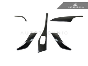 AutoTecknic Dry Carbon Fiber Interior Trim Overlays BMW F22 2-Series (Pre LCI)