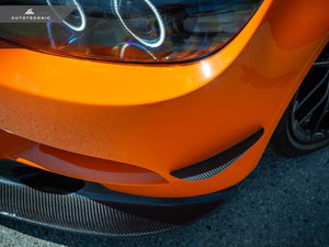 AutoTecknic Carbon Fiber Front Bumper Canards BMW E90 E92 M3