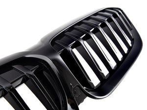 AutoTecknic Gloss Black Painted Front Grilles BMW G20 3-Series