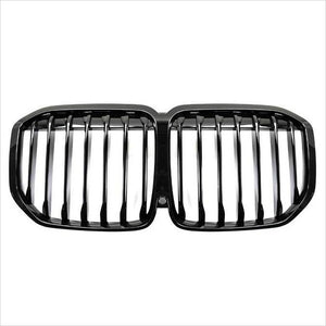 AutoTecknic Painted Gloss Black Front Grilles BMW G07 X7
